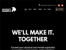 Tablet Screenshot of crossfitpanoply.com